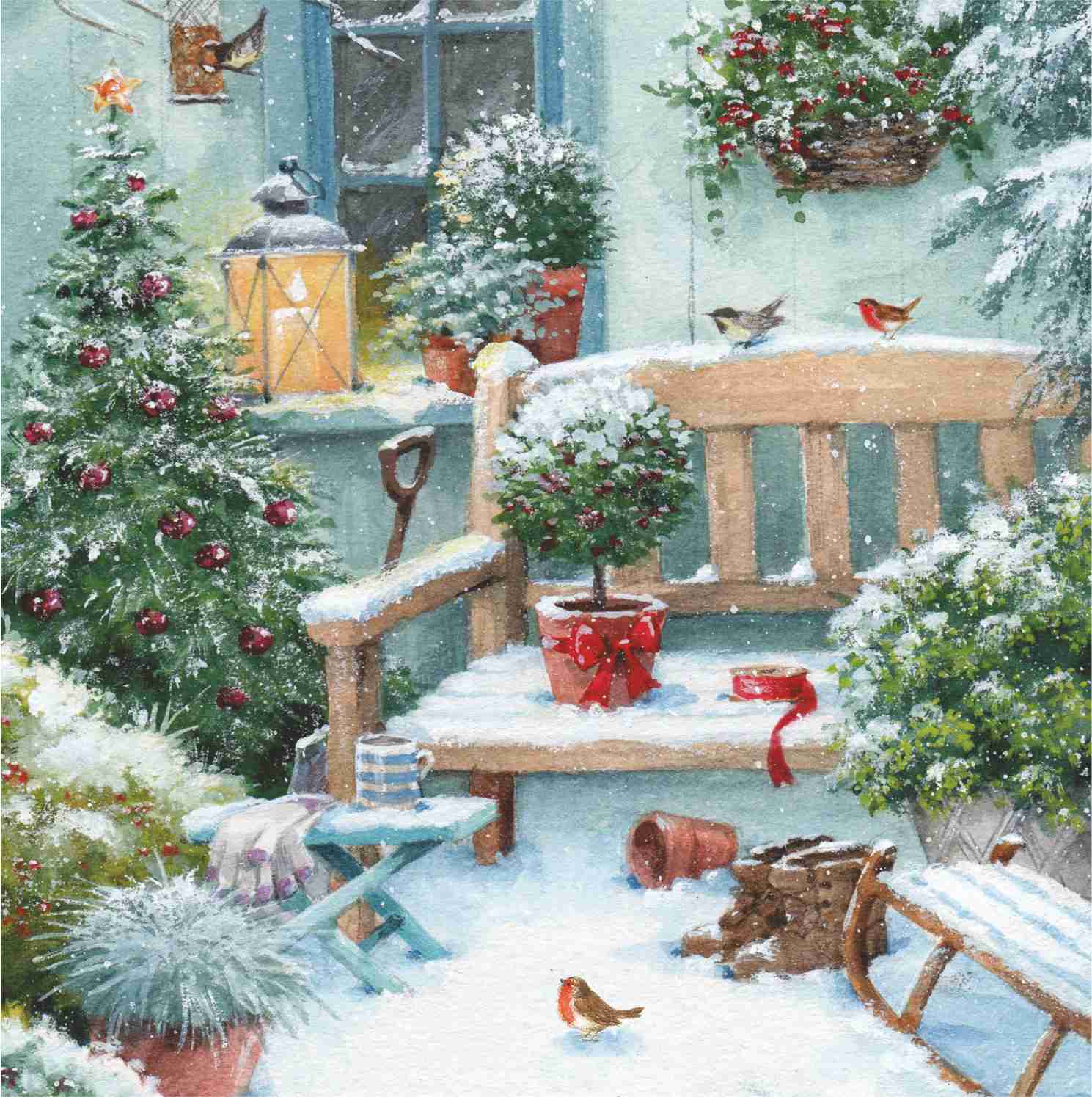 1 Christmas garden Christmas garden Christmas Card - KH Hospice