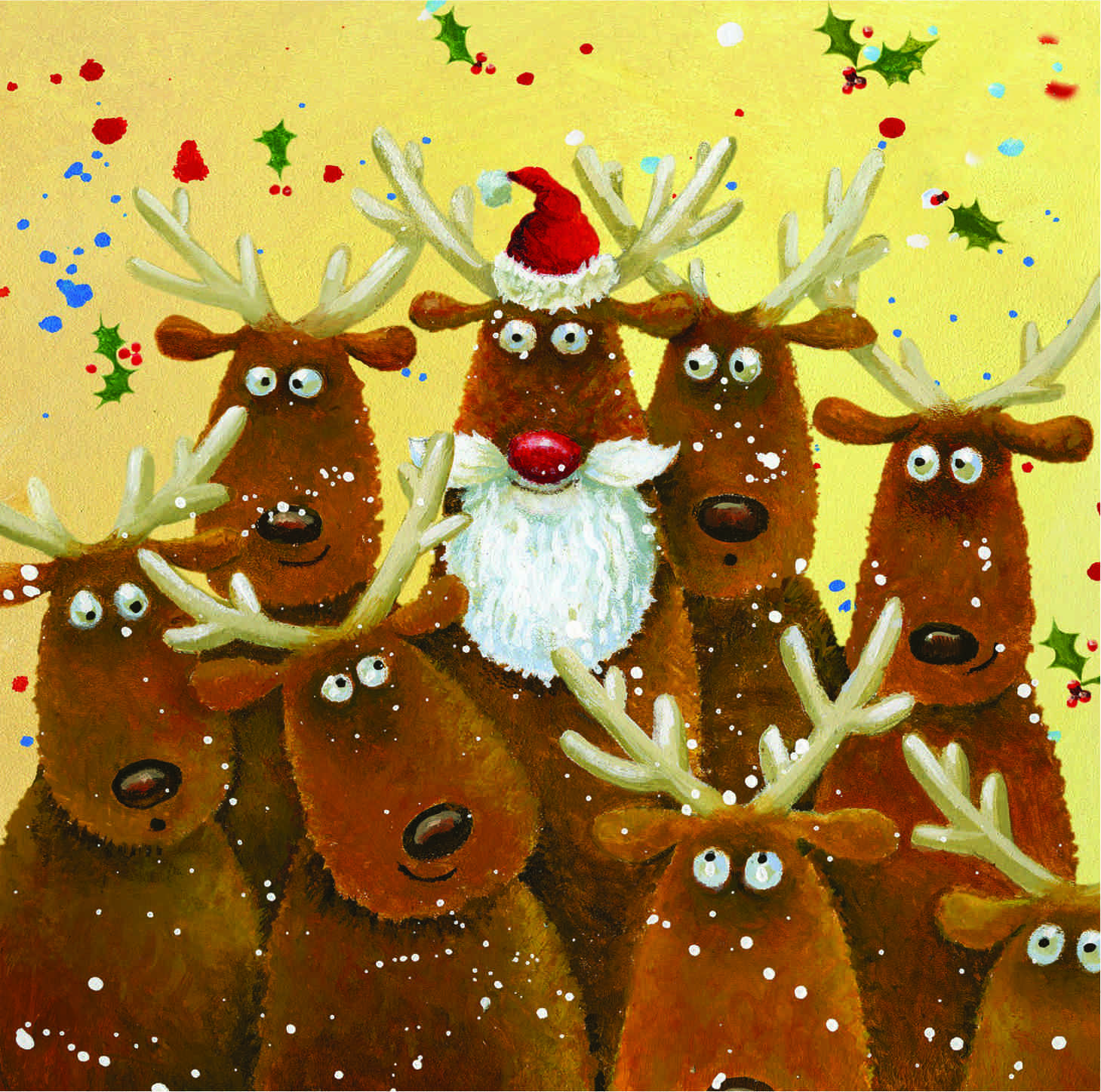 2 Christmas reindeer Christmas Reindeer - KH Hospice