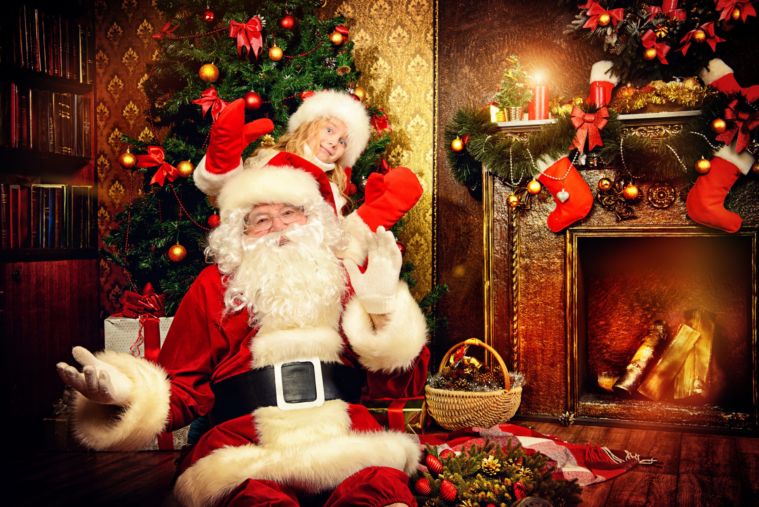 playing with santa playing with santa
