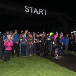Snowdon at Sunrise challenge start line featured a crowd of participants.