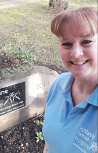 Sue Humpage, part of the At Home Team at Katharine House Hospice. Sue Humpage