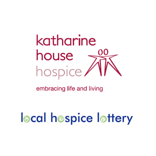 Katharine House Hospice logo, and the Local Hospice Lottery logo.