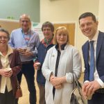 Staff and volunteers pictured at the opening of the Therapy & Wellbeing Centre at Katharine House Hospice.