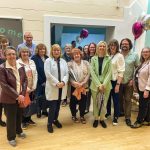 Staff and volunteers pictured at the opening of the Therapy & Wellbeing Centre at Katharine House Hospice.