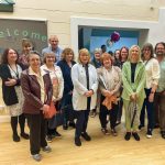 Staff and volunteers pictured at the opening of the Therapy & Wellbeing Centre at Katharine House Hospice.