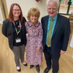 Staff and volunteers pictured at the opening of the Therapy & Wellbeing Centre at Katharine House Hospice.