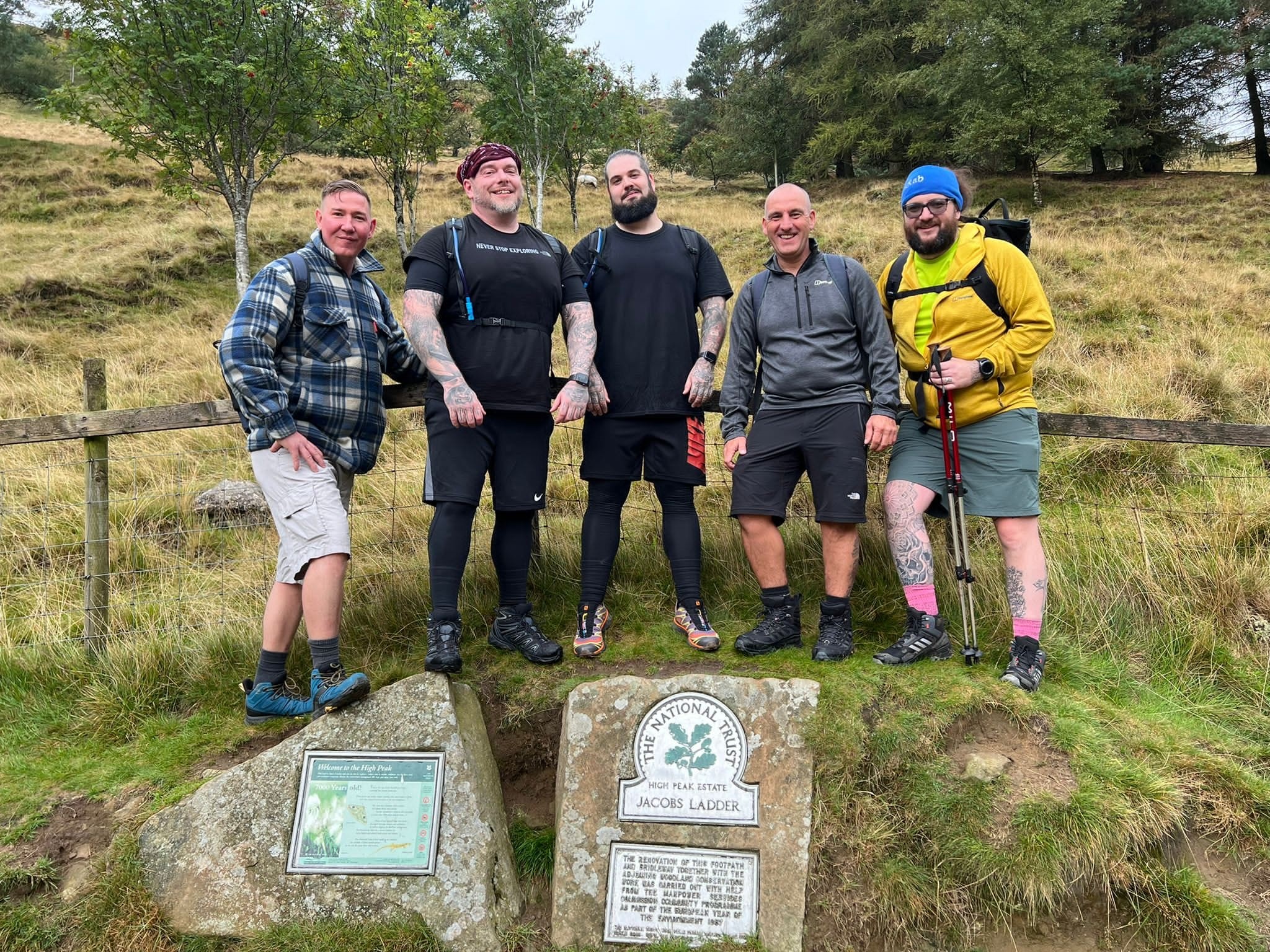 Ryan and friends climbing Kilimanjaro