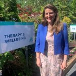 Stafford MP Theo Clarke at Katharine House Hospice Therapy and Wellbeing Centre