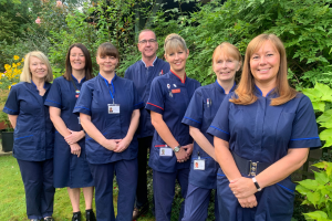 Palliative care nurse specialists at Katharine House.