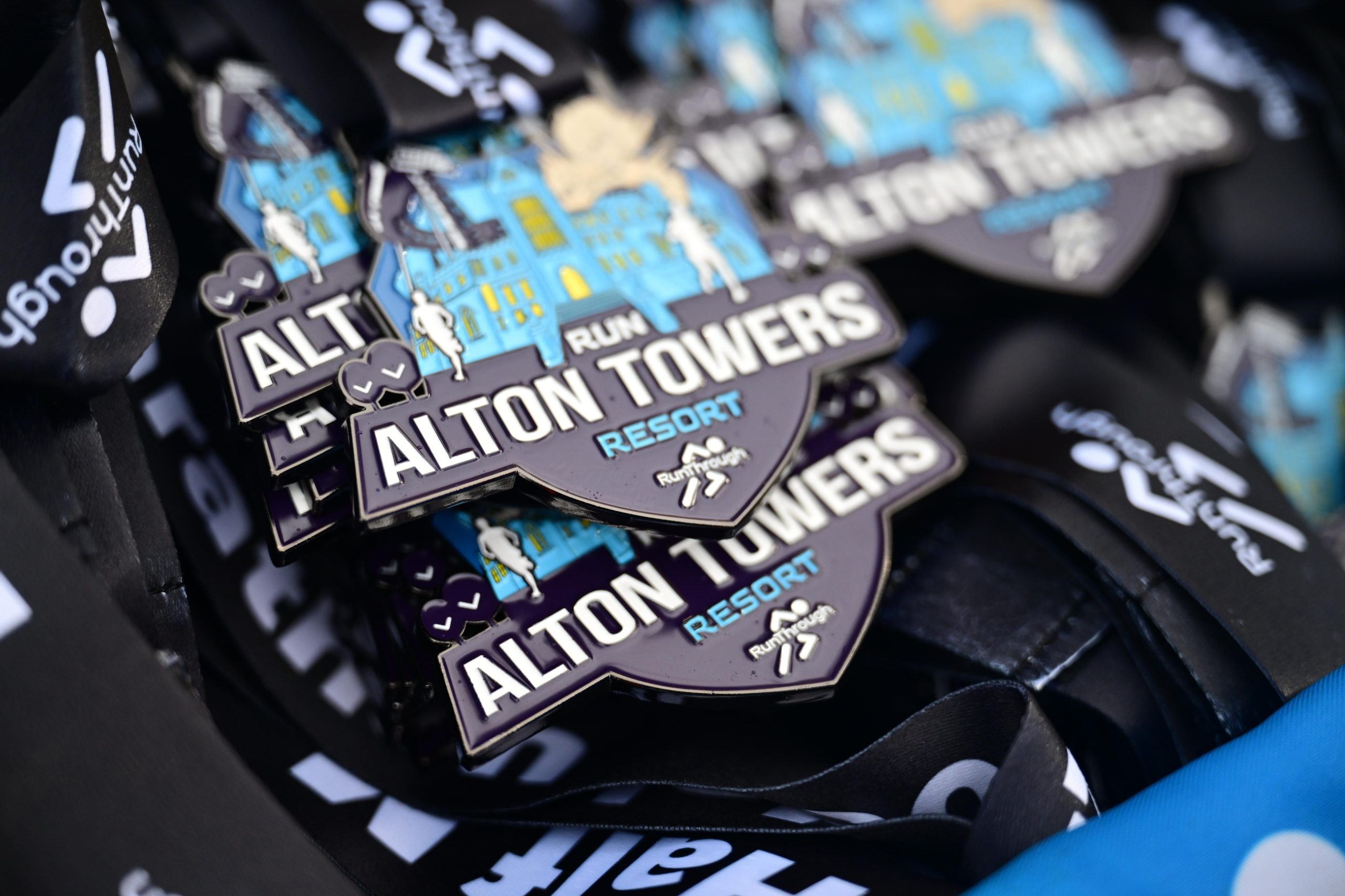 Run Alton Towers promo pics (3) Run Alton Towers themed medal.