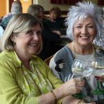 Volunteers enjoying the celebration evening