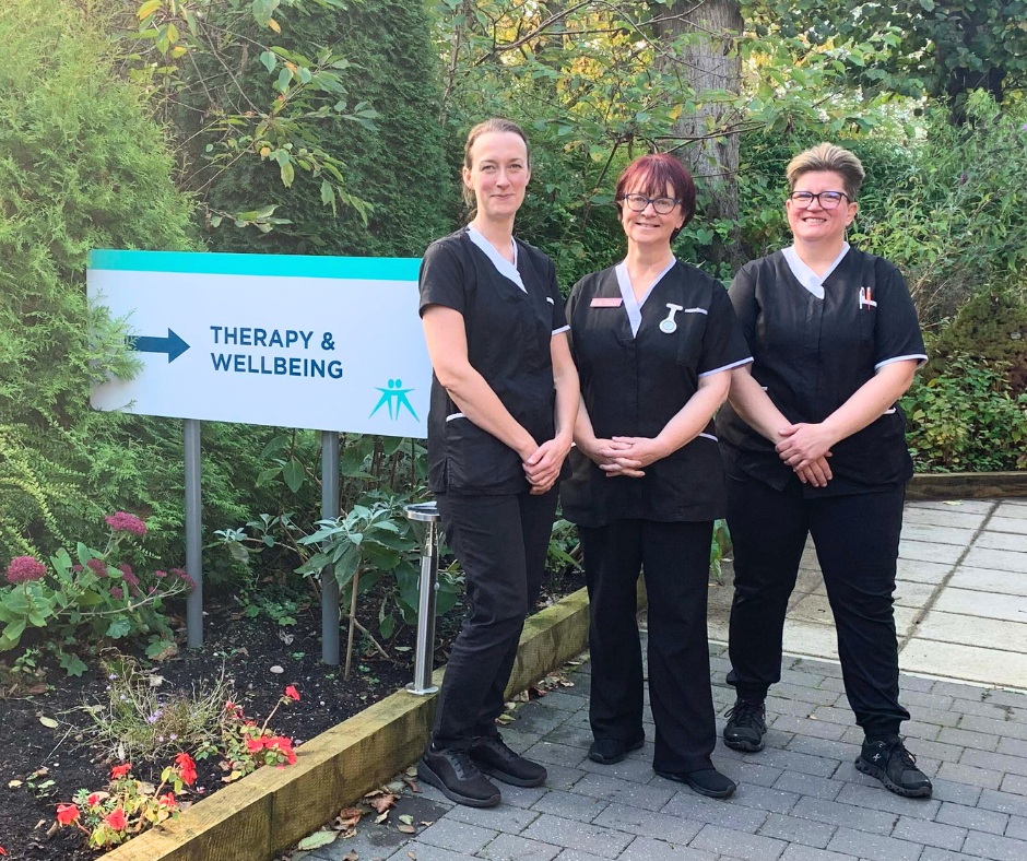 Complementary-therapy-team Our complementary therapy team: Jenny, Rachel and Jocelyn