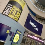 The entrance to the Smiley Charity Film Awards at Indigo at the O2.