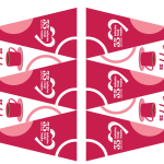 Printable bunting promoting Care for a Cuppa.