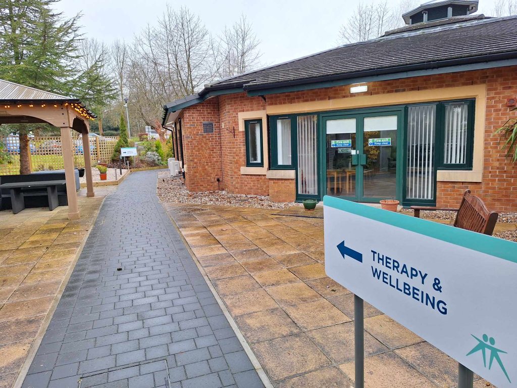 The hospice Therapy & Wellbeing Centre building