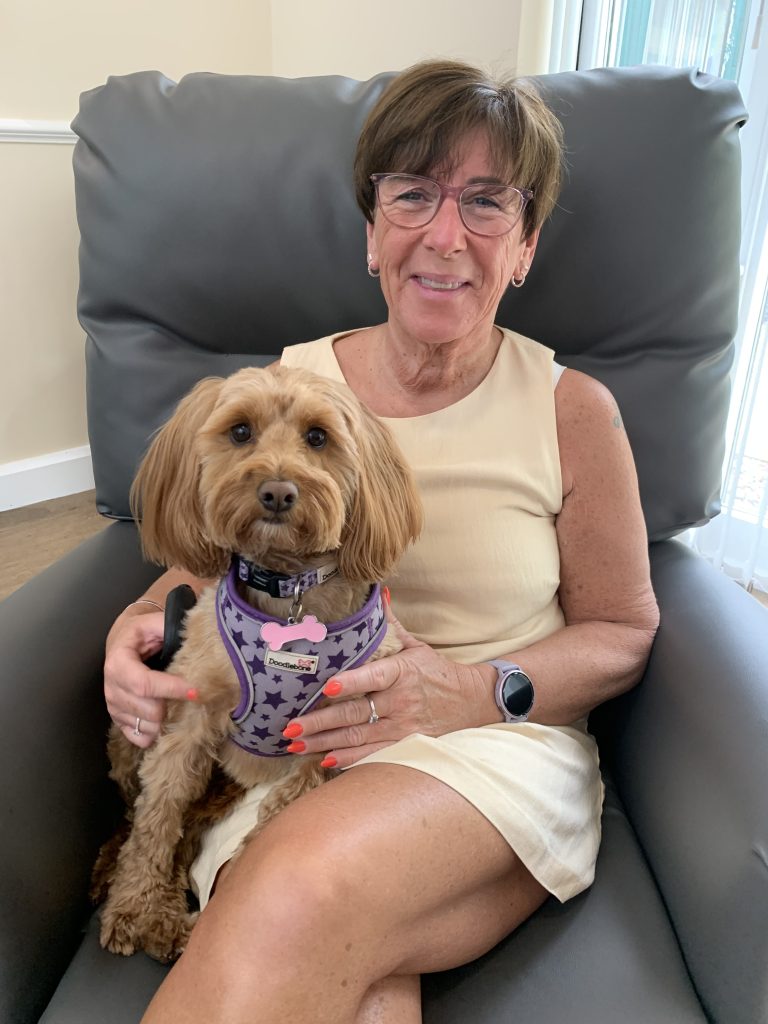 image00017 Alison with Cali the cockapoo