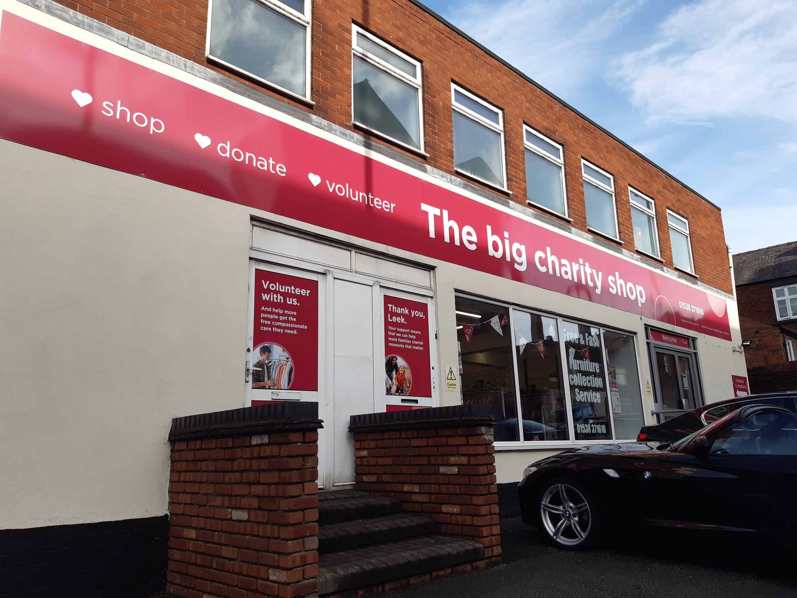 Leek charity shop - new signage 2025 (2)
