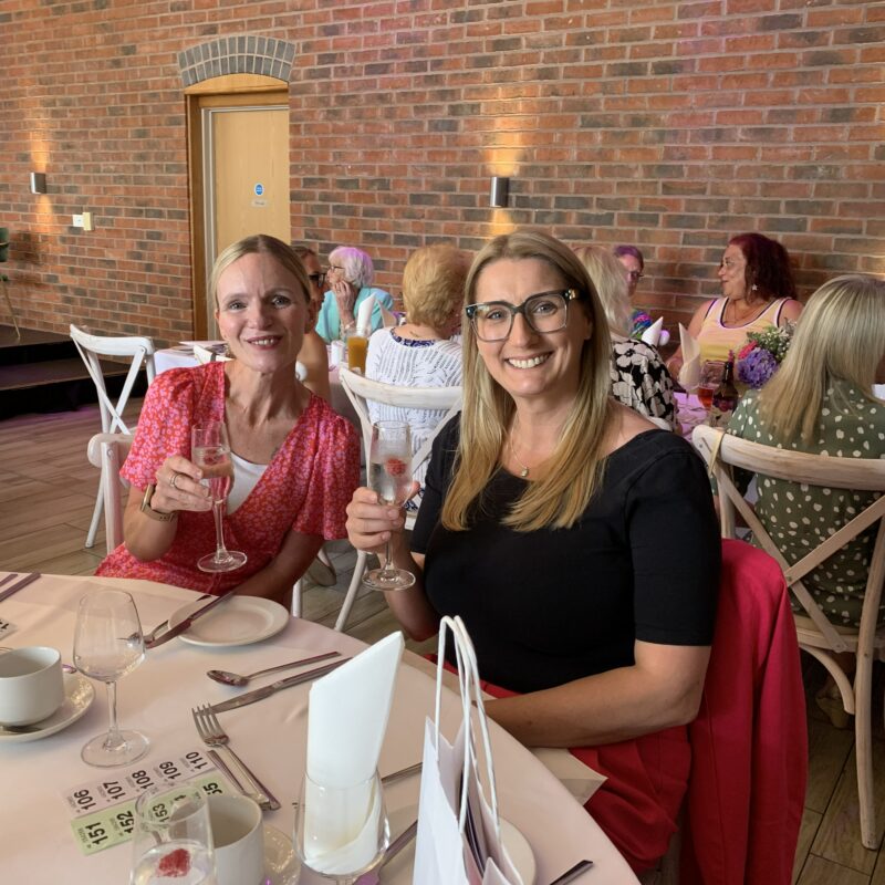 Raising a glass to a memorable Bubbles & Blooms.