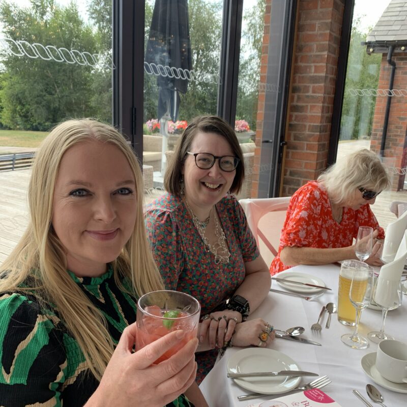 A toast to a lovely afternoon of laughter, friendship and fundraising.