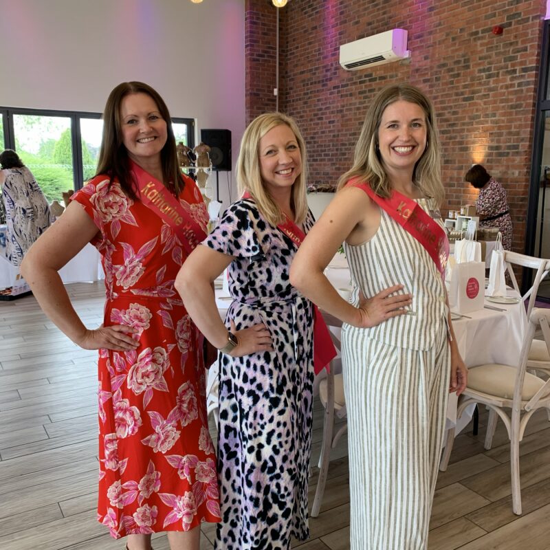 Fundraising staff looking forward to the guests arriving