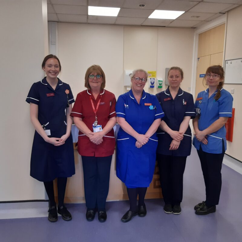 Inpatient Care team at Ward 8 ready to welcome the first patients.