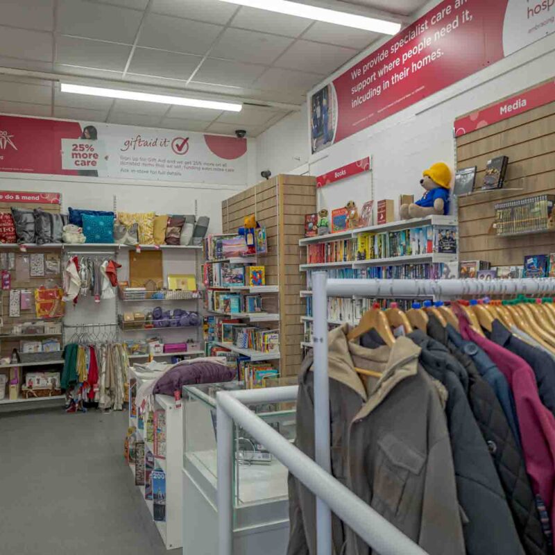Inside the new look shop