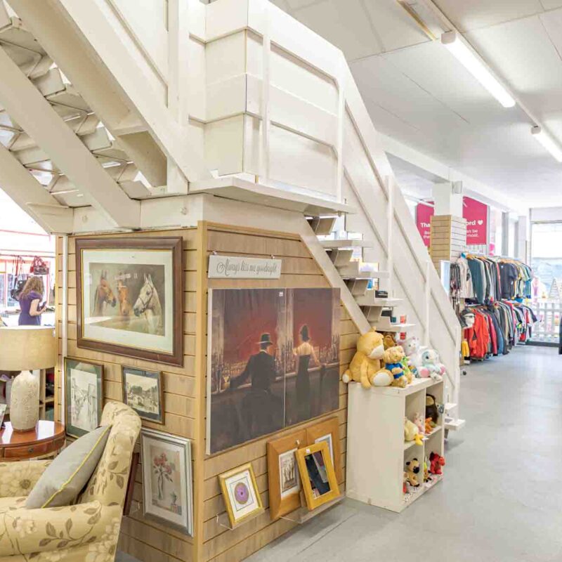 A lighter, brighter area for shoppers