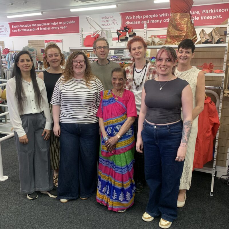 Some of the staff and volunteers from our Stafford shop