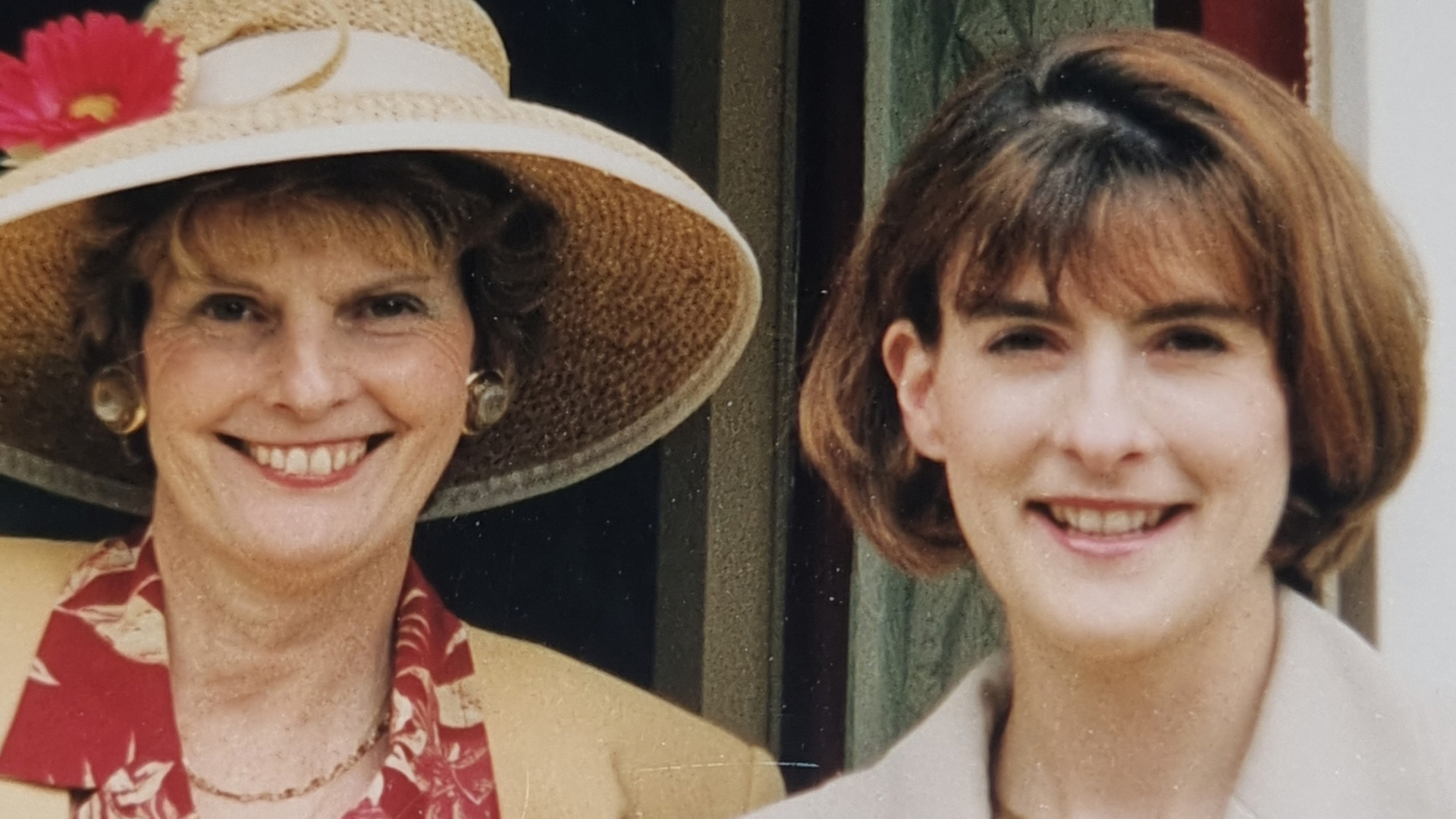 Cathy with her mum Brenda